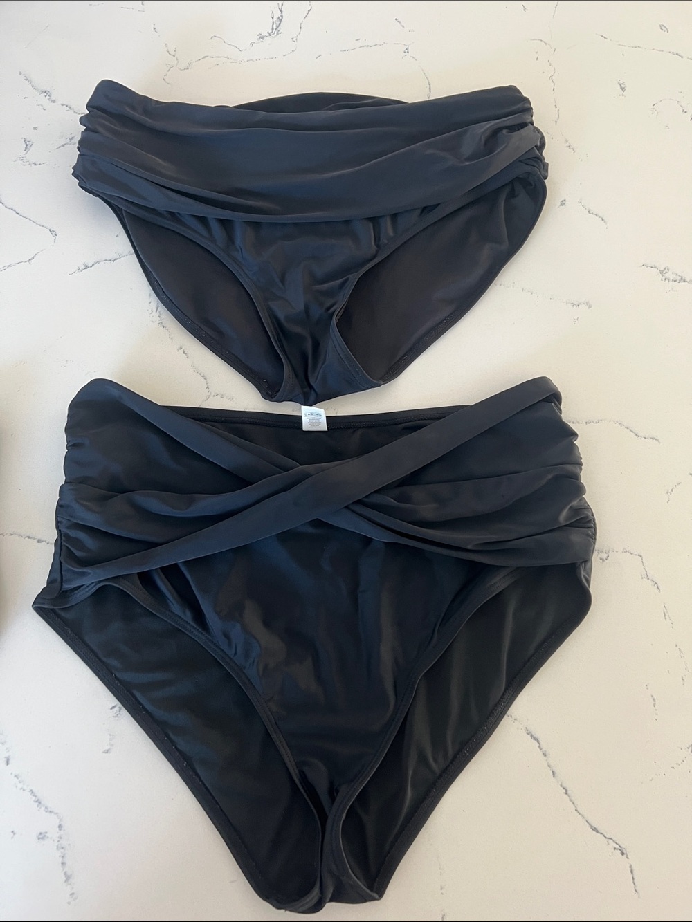 Shi by JOURNEYS Black High-Waist Bikini Bottoms